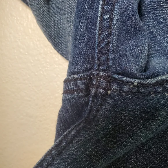 Ariat Denim Ella Trouser Wide Leg Jeans In Bluebell Stretch Denim - Picture 5 of 16